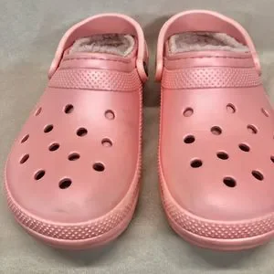 CROCS Shoes Crocs Lined Womens Classic Clog Size M9w1 Melon